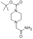 2-(4-BOC-哌嗪-1-基)-乙酰胺结构式