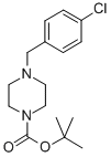 Structure of TERT-BUTYL 4-(4-CHLOROBENZYL)PIPERAZINE-1-CARBOXYLATE