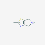 Structure of 2-METHYL-5,6-DIHYDRO-4H-PYRROLO[3,4-D]THIAZOLE