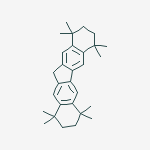 Structure of 1,1,4,4,7,7,10,10-octamethyl-1,2,3,4,7,8,9,10-octahydrodibenzo[b,h]fluorene