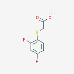 2,4-DIFLUORO-PHENYLTHIOACETIC ACID结构式