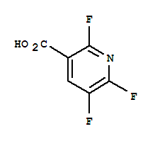 Structure of 2,5,6-Trifluoro-nicotinic acid
