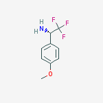 Structure of Benzenemethanamine, 4-methoxy-.alpha.-(trifluoromethyl)-, (.alpha.S)-