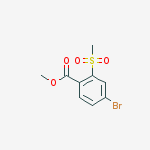 Structure of Methyl 4-Bromo-2-(methylsulfonyl)benzoate
