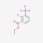 Ethyl 2-fluoro-3-(trifluoromethyl)benzoate结构式