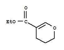 2H-Pyran-5-carboxylicacid, 3,4-dihydro-, ethyl ester结构式
