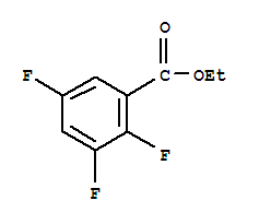 乙基2-(2,3,5-三氟苯基)-乙酸酯结构式