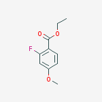 2-FLUORO-4-METHOXYBENZOIC ACID ETHYL ESTER结构式