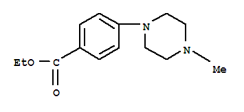 Structure of ETHYL 4-(4-METHYLPIPERAZIN-1-YL)BENZOATE