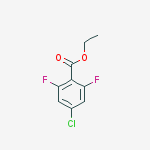 Ethyl 4-chloro-2,6-difluorobenzoate结构式