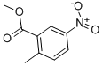 2-甲基-5-硝基苯甲酸甲酯结构式