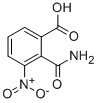 2-氨基甲酰基-3-硝基苯甲酸结构式
