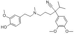 Structure of P-O-DESMETHYL VERAPAMIL