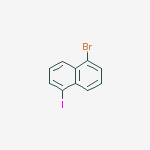 1-bromo-5-iodonaphthalene结构式