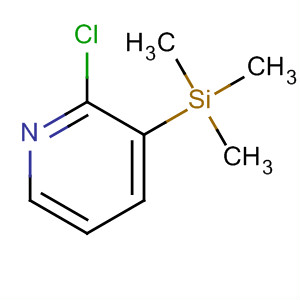 2-Chloro-3-(trimethylsilyl)pyridine结构式