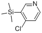 Structure of 4-CHLORO-3-TRIMETHYLSILANYL-PYRIDINE