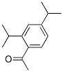 Structure of 1-[2,4-bis(1-methylethyl)phenyl]ethan-1-one