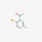 1-(2-bromo-5-methylphenyl)ethanone结构式