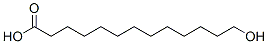 Chemical structure of 13-Hydroxytridecanoic acid