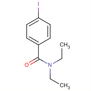 Structure of Benzamide, N,N-diethyl-4-iodo-
