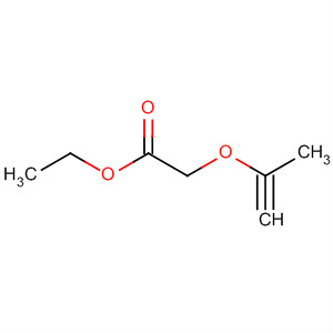 Structure of Acetic acid, (2-propynyloxy)-, ethyl ester