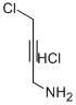 Structure of 1-AMINO-4-CHLORO-2-BUTYNE HCL