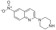 Structure of 6-NITRO-2-PIPERAZIN-1-YL-QUINOLINE