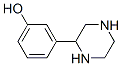 Structure of 3-(2-Piperazino)phenol, 95%