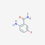 Structure of 2-amino-5-fluoro-N-methylbenzamide