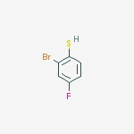 2-bromo-4-fluoro-benzenethiol结构式