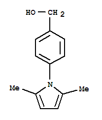 Structure of 4-(2,5-Dimethylpyrrol-1-yl)benzyl alcohol