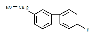 3-(4-Fluorophenyl)benzyl alcohol结构式