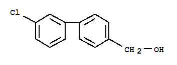 Structure of 4-(3-Chlorophenyl)benzyl alcohol