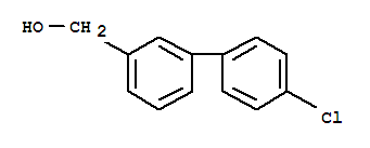 3-(4-Chlorophenyl)benzyl alcohol结构式