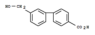 Structure of 4-(3-Hydroxymethylphenyl)benzoic acid
