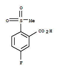 Structure of 2-Carboxy-4-fluorophenyl methyl sulphone