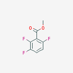 Structure of benzoic acid, 2,3,6-trifluoro-, methyl ester
