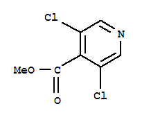 Structure of ETHYL 3,5-DICHLOROPYRIDINE-4-CARBOXYLA&