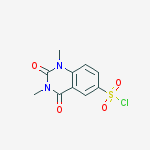 1,3-dimethyl-2,4-dioxoquinazoline-6-sulfonyl chloride结构式