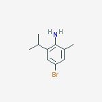 Structure of 4-broMo-2-isopropyl-6-Methylaniline