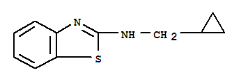 Structure of 2-Benzothiazolamine,N-(cyclopropylmethyl)-
