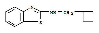 2-Benzothiazolamine,N-(cyclobutylmethyl)-结构式