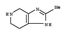 Structure of 2-methyl-4,5,6,7-tetrahydro-3H-imidazo[4,5-c]pyridine