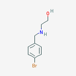 Structure of 2-[(4-BROMOBENZYL)AMINO]ETHANOL HYDROCHLORIDE