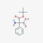 Structure of 2-(TERT-BUTOXYCARBONYLAMINO)-2-PHENYLACETIC ACID