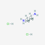 Structure of ethane-1,2-diamine,dihydrochloride