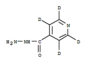 Structure of Isoniazid-D4