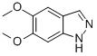 Structure of 5,6-DIMETHOXY-1H-INDAZOLE