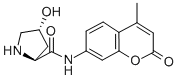 Structure of TRANS-4-HYDROXY-L-PROLINE 7-AMIDO-4-METHYLCOUMARIN HYDROCHLORIDE
