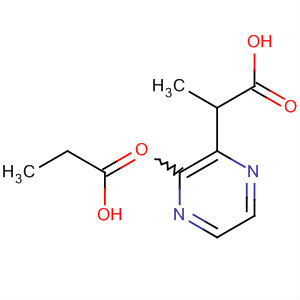 Structure of 2,5-Pyrazinedipropanoic acid